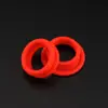 Tijeras de Peluquería Profesionales de Silicona en Forma de Campana, Tijeras para Mascotas, un Par de Tijeras Coloridas con Anillos para Dedos, 14 Colores Disponibles, Alta Elasticidad