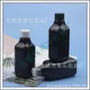Frasco quadrado de 200ml com tampa de rosca preta, frasco para isca de peixe, frasco dispensador de óleo essencial de 200ml, frasco quadrado para shampoo, frasco para gel de banho