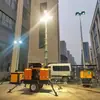Jutuo Iluminación Móvil Faro Prevención de Inundaciones Luz de Trabajo de Elevación de Emergencia Camión de Iluminación para Ingeniería de Reparación de Emergencia de Agua y Electricidad