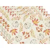 Mantel Individual de Cosecha de Otoño para Acción de Gracias con Estampado de Calabaza y Hoja de Arce, Mantel de Tela Aislante, Mantel Decorativo de Mesa para el Hogar Transfronterizo