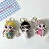 Atacado Transfronteiriço de Pingentes de Boneca para Óculos Estilo Ins, Chapéus de Lã Tricotados, Chaveiros de Boneca e Acessórios para Bolsas