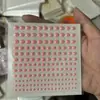 Adesivos de Diamante Autoadesivos Acrílico Transparente Adesivos Decorativos para Rosto e Testa de Crianças Adesivos de Pérola Adesivos de Cristal Gema DIY