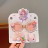 Nuevas gafas de sol para niños, lindas gafas de sol de dibujos animados para bebé, gafas de sol para niñas, accesorios divertidos y decorativos para fotos, juguetes para niños