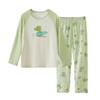 Pijama Nuevo para Niños Clase A Primavera y Verano Traje Ropa de Casa para Niños Medianos y Grandes Lyocell Delgado Dibujos Animados Ropa para Aire Acondicionado