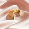 AliExpress Amazon WISH Frontera Europa y América ins Anillo de Apertura con Inicial de Apellido