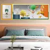 Nova arte de parede para cabeceira de quarto, adesivos de parede autoadesivos, adesivos de parede calmantes, arte de parede para encosto, adequado para salas de estar, quartos, hotéis e pousadas
