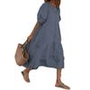 Amazon Nuevo Vestido Retro de Verano Vestido de Sol Vestido Casual Bohemio de Playa para Mujer