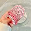 Goma para el pelo de alambre de teléfono estilo fresco Dopamine Primavera Verano para Niñas 2026 Modelo Nuevo Banda para el Cabello sin Costuras de Alta Gama Accesorio para el Cabello
