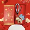 Oro Puro 2026, Hazte Rico Inmediatamente, Colgante Llavero, Decoración de Caja de Regalo, Colgante de Bolso, Regalo de Suerte para Nochevieja
