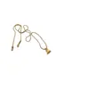 Colar de Sino Dourado Escovado Xiaohongshu Design de Nicho Único Versátil Moderno Elegante Corrente de Clavícula Dropshipping