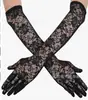Ventas Directas de Fábrica Guantes de Encaje Transfronterizos Guantes de Encaje sin Dedos Estilo Largo Corto con Dedos Guantes de Novia de Verano Protección Solar