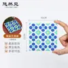 Retro Nostálgico Cultura y Creatividad del Sur de Fujian Azulejo Folclórico Regalo Creativo Decoración de Mesa para Hogar Restaurante Posavasos Cerámico Aislante