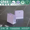 Bolsas de papel en stock, bolsas de regalo con moño, bolsas de joyería de cartón blanco, bolsas para dulces de boda, con logo impreso, diseño de rosa de junio, portátiles y biodegradables