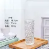 Criativo engrossado transparente vaso de vidro cristal flores rico bambu arranjos florais hidropônico sala estar jantar mesa ornamentos