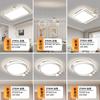 Lâmpada Principal para Sala de Estar Moderna Simples Atmosfera 2025 Nova Atmosfera Lâmpada de Teto Branca Pacote para Casa Toda Lâmpadas Zhongshan