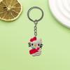 Llavero creativo de la serie Hello Kitty de AliExpress. Pequeño regalo. Llavero de coche de moda.