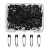 Amazon Nuevo 200 Cajas Pequeñas Pines de 19mm Tamaño Pequeño Color Caramelo Pines Decorativos para Ropa Hebillas Wholesale