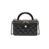 Bolso de Cadena Acolchado Pequeño de Lujo Nuevo de Heming Camelia Bolso Bandolera Versátil Simple y Dulce