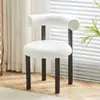 Silla BOBO de celebridad de internet silla para ordenador para estar sentado mucho tiempo en casa taburete de tocador de lana de cordero para dormitorio silla de sofá individual informal silla de maquillaje