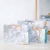 En stock estilo ins bolsa de regalo marmoleada bolsa de regalo bolsa de papel bolsa para ropa bolsa de regalo de cumpleaños