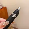 Anel Flor Estrela ~ Anel Flor Estrela de Zircônia de Luxo Leve Estilo Cool Anel Geométrico para Dedo Indicador Personalizado Versátil Joia de Mão Feminina
