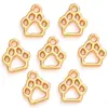 Aleación huellas de perro huecas Accesorios de joyería DIY Pulsera creativa Llavero Colgante Colgante D9339