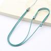 Coronas todos los anillos moda colgante accesorios semiacabados cuerda para colgar asiento de loto con colgante de jade accesorios cuerda hecha a mano DIY