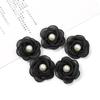 Nova Flor de Gaze Artificial Camélia Pérola Super Fada Flores de Gaze Decorativas Acessórios de Cabelo DIY Feitos à Mão Acessórios Decorativos para Roupas com Acabamento de Luxo