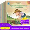 20 Volumes de Livros de Imagens de Histórias de Idiomas com Imagens Coloridas e Versão Fonética com Acompanhamento de Áudio para Crianças de 2 a 6 Anos de Idade Iluminação de Estudos Chineses Leitura Familiar