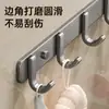 Ganchos Adhesivos de Aluminio Espacial, Colgadores Fuertes de Pared, Ganchos sin Taladro para Cocina, Inodoro, Baño, Detrás de la Puerta, Pared, Perchero