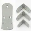 Soporte de ángulo de acero inoxidable clip de fijación de ángulo recto de 90 grados para mesas, sillas, estanterías, gabinetes, soporte de estante de hierro triangular tipo TL