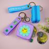 Lindo Monedero de Silicona Color Macaron Conveniente Estilo Coreano de Dibujos Animados Monedero Bolsa para Cosméticos Audífonos Llaves