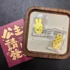 Pegatinas Doradas para Teléfono para el Año del Caballo, Modelo Nuevo, Oro Puro 999, Pegatinas para Teléfono para Riqueza y Buena Suerte, Adhesivas, 2mg, Regalos Pequeños al por Mayor
