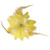 Nueva Moda Flor Grande Tela Accesorios para el Cabello Flor de Peonía para la Cabeza Headdress para Baile Cuadrado Pasador Diadema con Flor para Niños