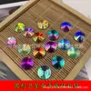 Atacado 14mm Redondo Satélite Acrílico Duplo Furo Cor Diamante AB Decoração de Roupas Joias Acessórios Feitos à Mão DIY para Headwear