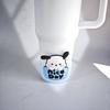Venta Caliente Cubierta de Taza de Silicona de Dibujos Animados Goma Suave Conejo Lindo Anti-quemaduras Aislante Accesorios para Tazas Stanley Portavasos Fabricante Venta al por Mayor
