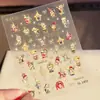 Lindas Pegatinas para Uñas con Personas Estrella 5D en Relieve Tridimensional Adorables Personas Estrella Pegatinas para Uñas DIY Decoraciones Modelo Sl