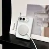 Aplicable a iPhone Duo Funda Magnética Transparente para Teléfono Simple Apple Pantalla Plegable 18 Tacto de Alta Gama Funda con Protección contra Caídas