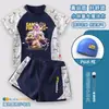 Traje de Banho Infantil Masculino Peacekeeper Elite Desert Lord Frost Moon Wolf Duas Peças Secagem Rápida Verão para Meninos Mais Velhos