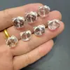 Acessórios, Joias e Acessórios DIY de Cristal Branco Natural Gato Kt