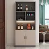 Gabinete de entrada de lujo ligero, aparador de comedor, vinoteca, gabinete de almacenamiento de balcón, zapatero, separador, gabinete simple para recibidor, estantería