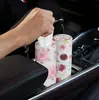 Caja de Pañuelos para Coche con Diseño Floral, Pañuelo Desechable Portátil, Pañuelo Promocional con Logo Personalizable