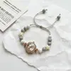 2026 Nuevo Pulsera Reloj Creativa de Caja Sorpresa con Perlas, Pulsera Deslizante de Perlas Incrustadas con Diamantes, Reloj de Pulsera para Estudiantes