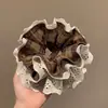 Elástico de Cabelo Estilo Relaxado, Acessório de Cabelo Grande Estilo Coreano, Prendedor de Cabelo de Luxo para Meninas, Corda de Cabelo, Elástico de Cabelo, Acessório de Cabelo