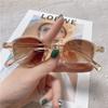 Nuevas Gafas de Sol Redondas Pequeñas Estilo Europeo y Americano Transfronterizas para Hombres y Mujeres, Suave Ambiente Retro de Vacaciones, Gafas de Sol con Protección Solar
