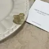 Anillo Exquisito de Rayas Anchas de Lujo Ligero para Mujer, Anillo Abierto de Diseño de Nicho Estilo Ins, Anillo Elegante Apilable para Dedo Índice