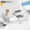 Caixa de Armazenamento Empilhável Simples Rack de Armazenamento de Arquivos para Mesa de Escritório Armazenamento de Informações Caixa de Armazenamento de Papel A4 Rack de Armazenamento de Livros