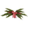 Decorações de Natal Europeias Transfronteiriças Pendente de Parede Árvore Rattan Pendente de Parede Pendente de Porta Guirlanda Arranjo de Plástico Estilo Europeu e Americano