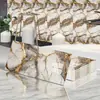 Papel de Parede Autoadesivo Imitação Azulejo Adesivos de Parede para Banheiro à Prova d'Água e de Umidade Renovação de Parede Fundo de Parede de Quarto Cobertura de Parede Decoração
