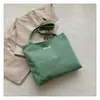 Bolsa de Hombro de Pana Grande de Gran Capacidad Simple para Primavera y Otoño Moda Bolso de Hombro Único Bolso Cruzado Versátil de Lona Transfronterizo